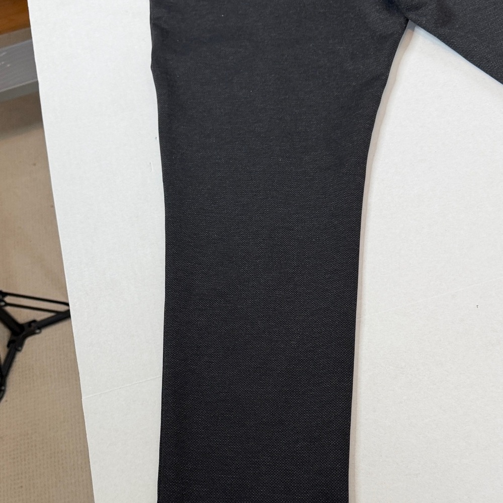 Calvin Klein Gray Textured Stretch Riding Pants - Picture 9 of 15